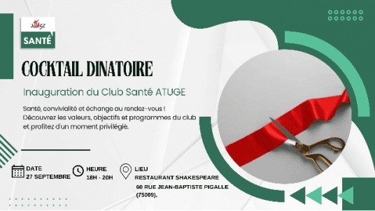 Inauguration du Club Santé ATUGE : Santé, convivialité et échange au rendez-vous !