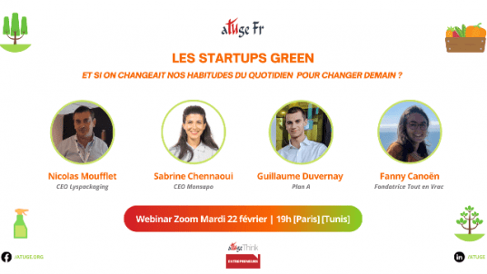 "Et si on changeait nos habitudes du quotidien pour changer demain ?"🌿🌍 - Les Startups Green